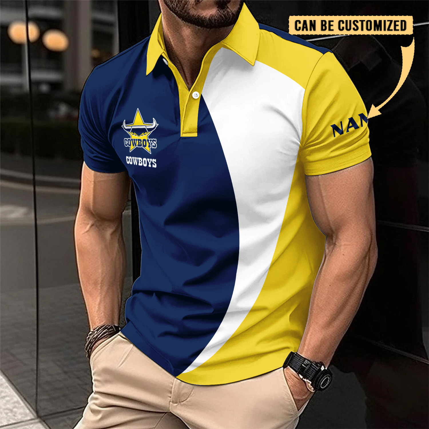 Auspiritmerch North Queensland Cowboys Personalized Polo Shirt Gift For Fans
