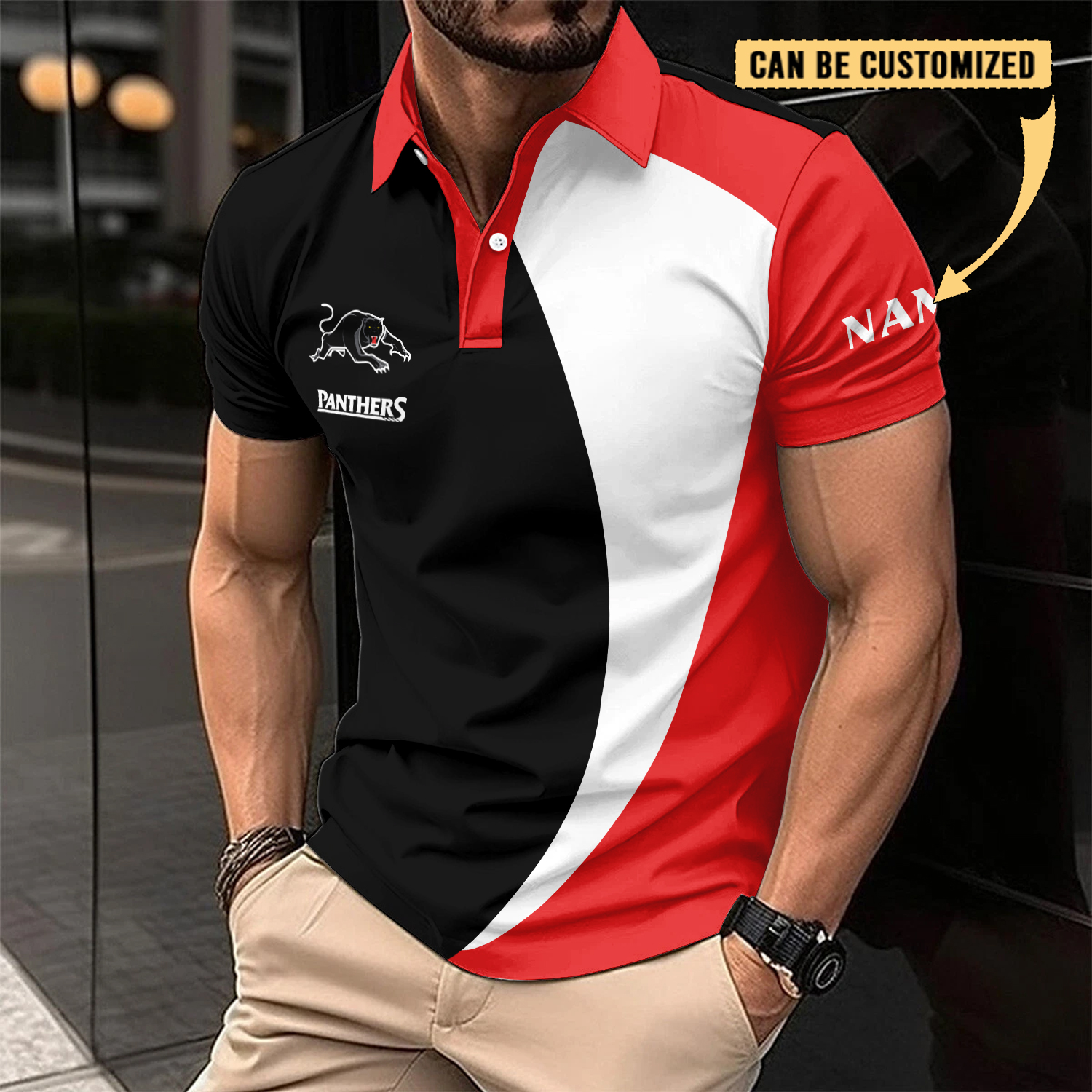 Auspiritmerch Penrith Panthers Personalized Polo Shirt Gift For Fans