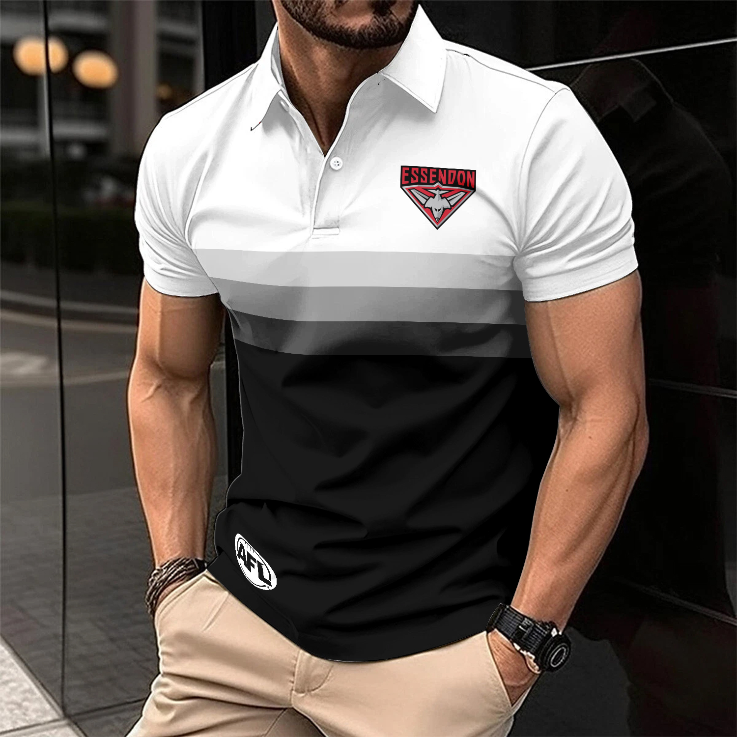 Auspiritmerch Essendon Personalized Polo Shirt Gift For Fans