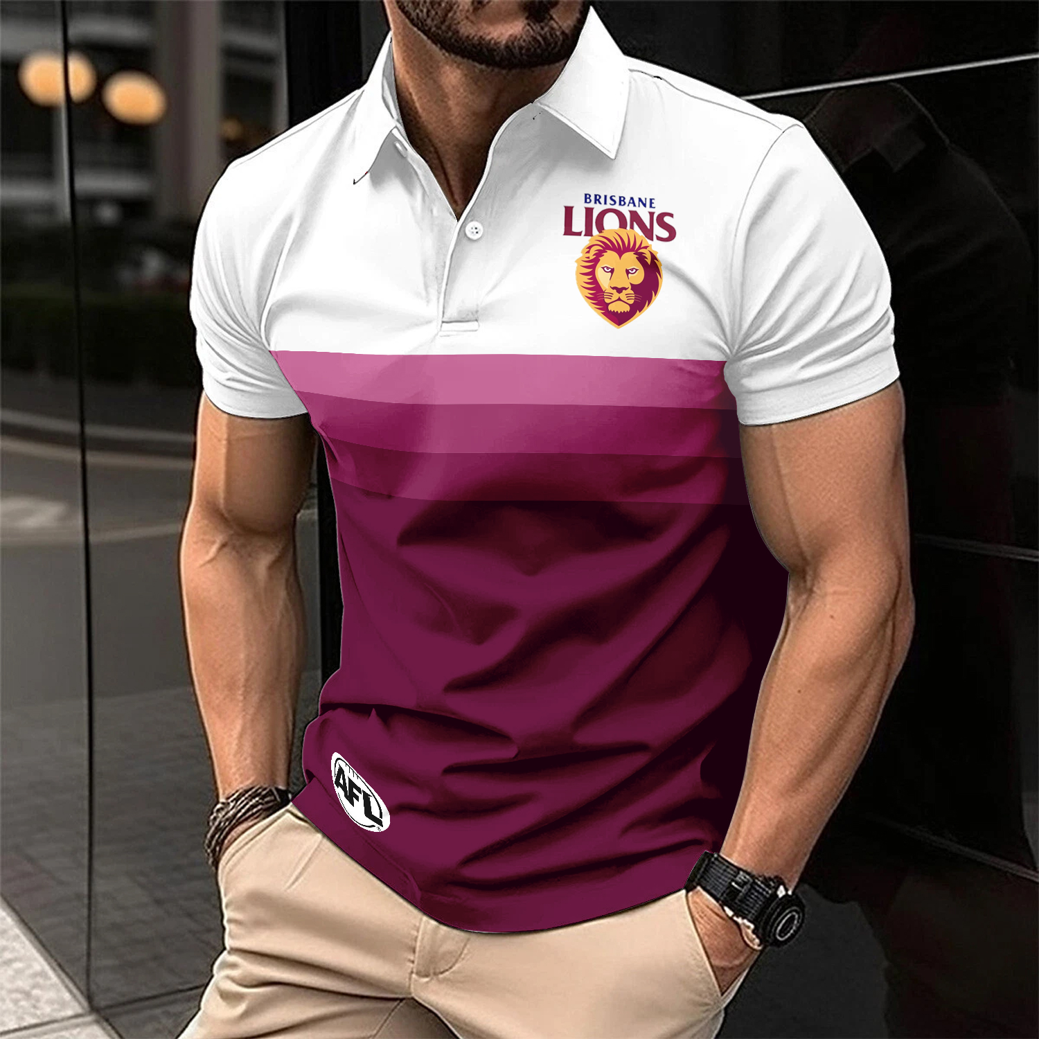 Auspiritmerch Brisbane Lions Personalized Polo Shirt Gift For Fans