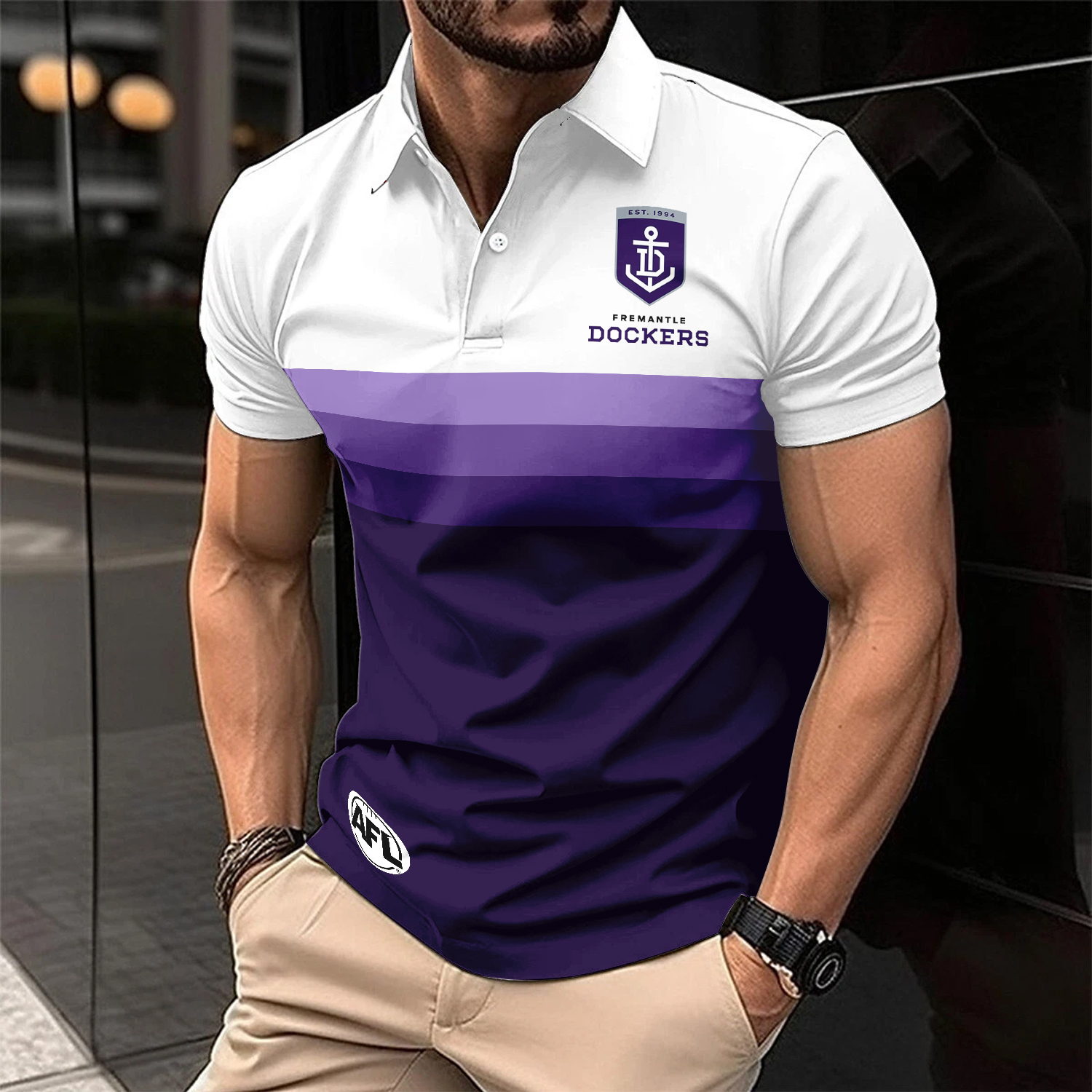 Auspiritmerch Fremantle Dockers Personalized Polo Shirt Gift For Fans