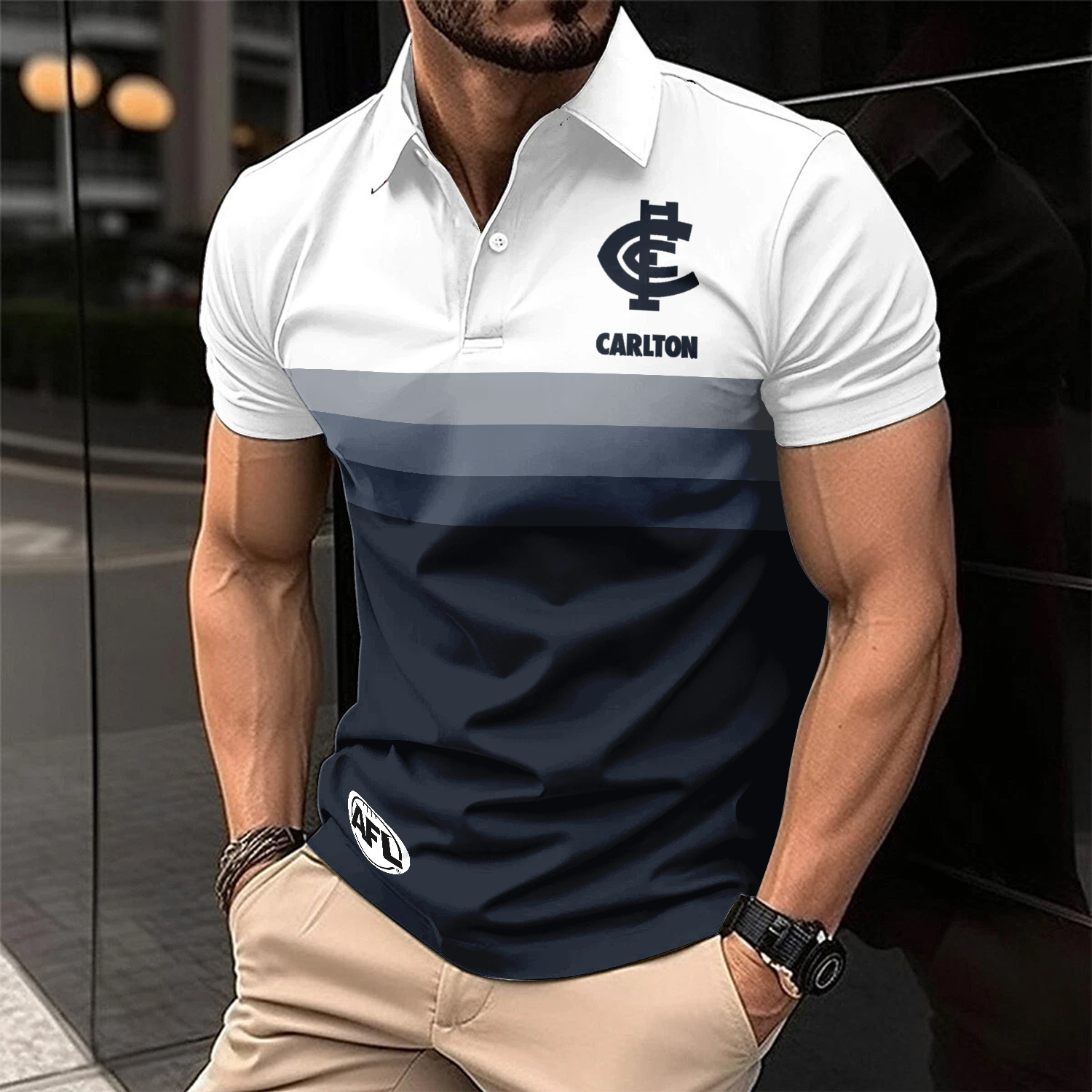 Auspiritmerch Carlton Blues Personalized Polo Shirt Gift For Fans