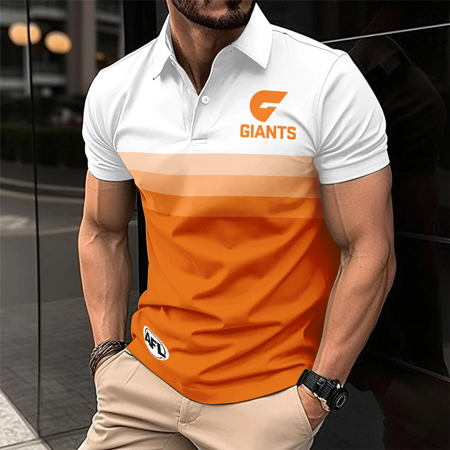 Auspiritmerch GWS Giants Personalized Polo Shirt Gift For Fans