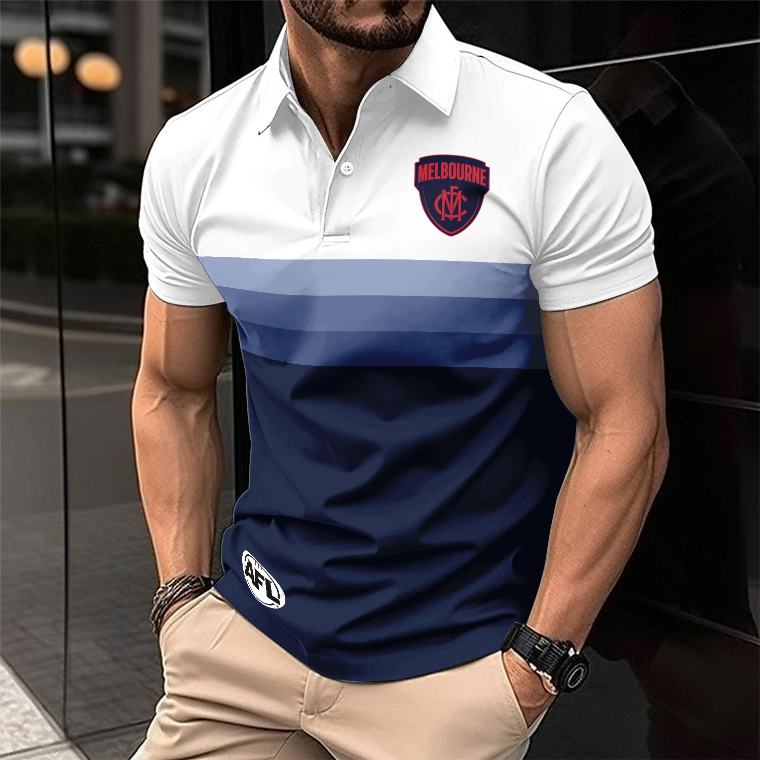 Auspiritmerch Melbourne Demons Personalized Polo Shirt Gift For Fans