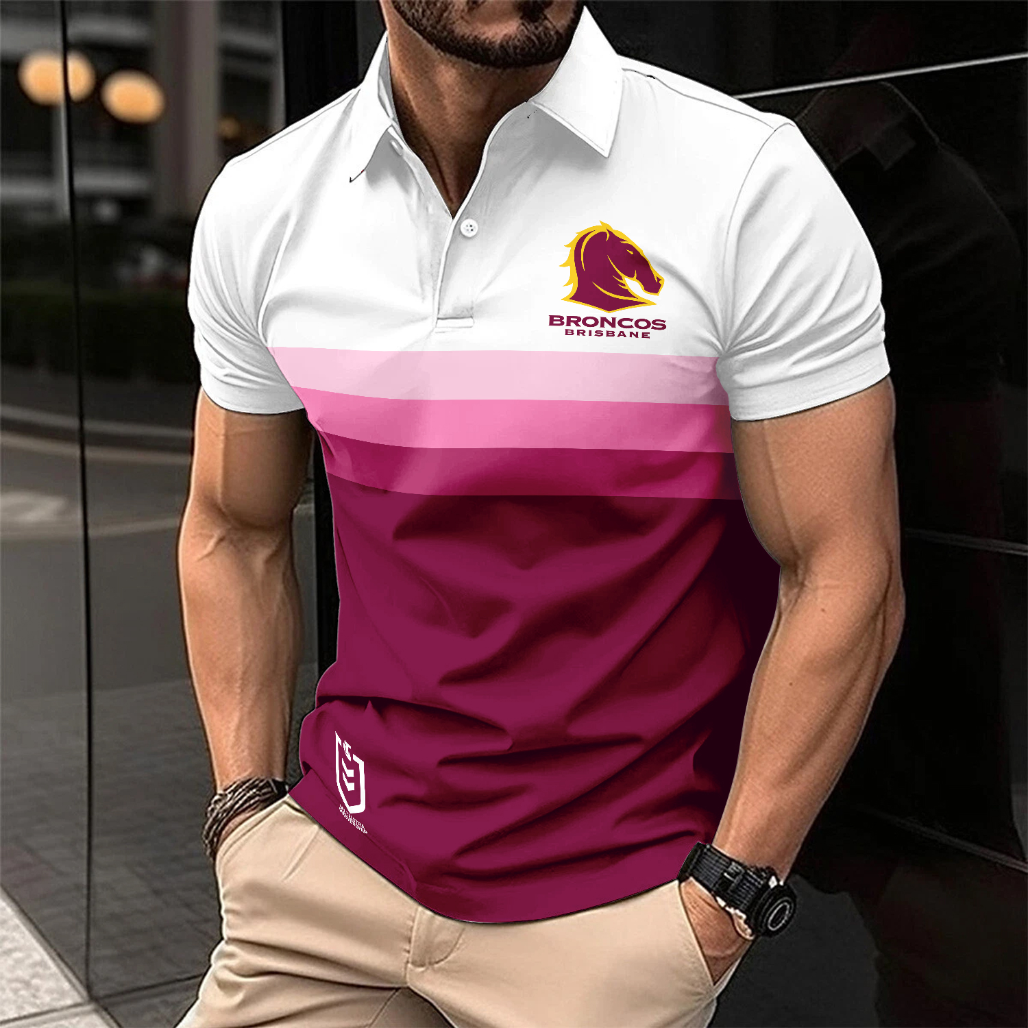Auspiritmerch Brisbane Broncos Personalized Polo Shirt Gift For Fans