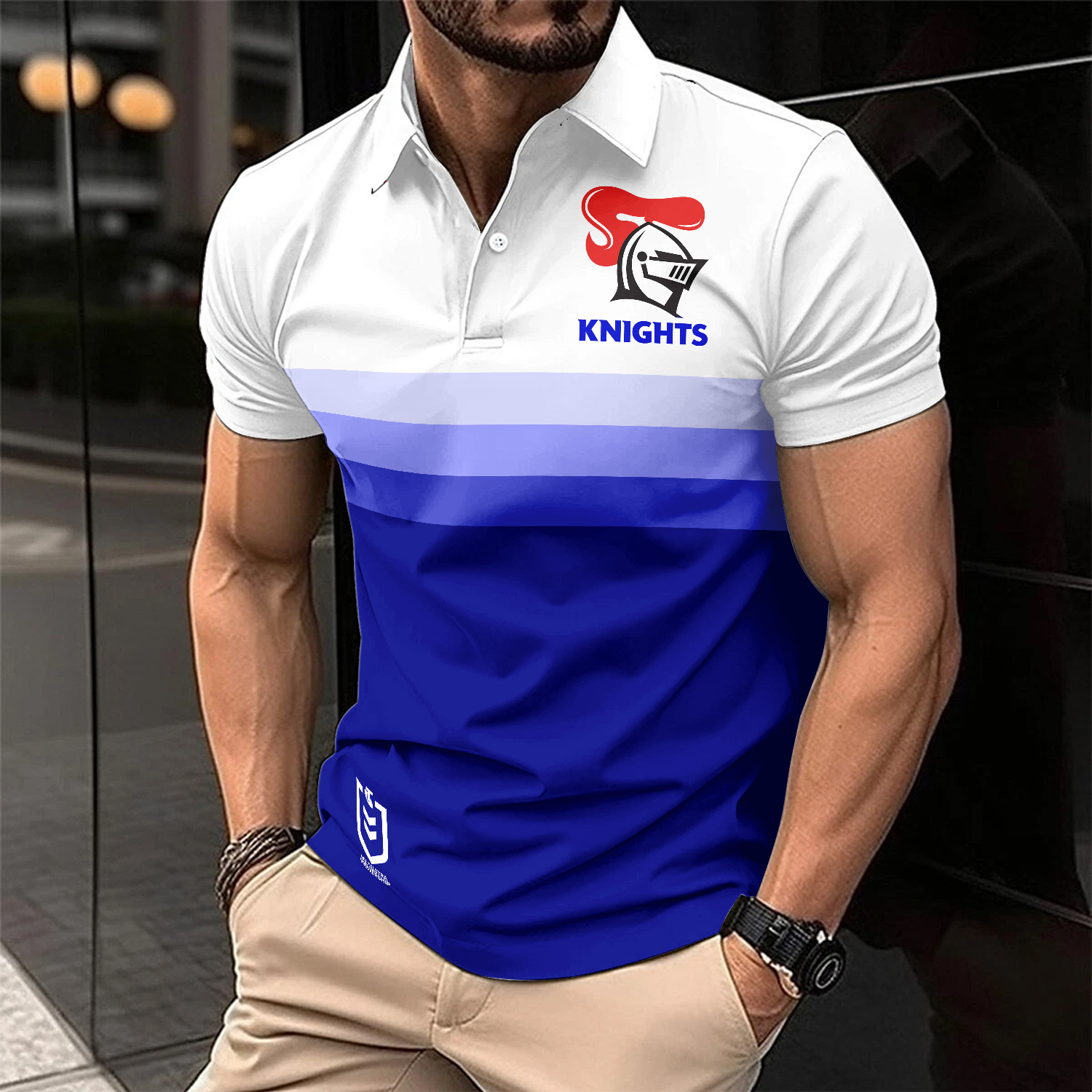 Auspiritmerch Newcastle Knights Personalized Polo Shirt Gift For Fans