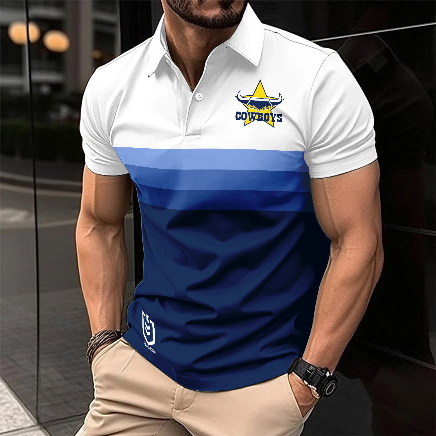 Auspiritmerch North Queensland Cowboys Personalized Polo Shirt Gift For Fans