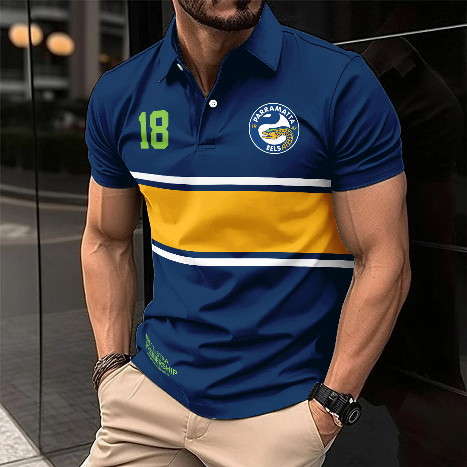 Auspiritmerch Parramatta Eels Personalized Polo Shirt Gift For Fans