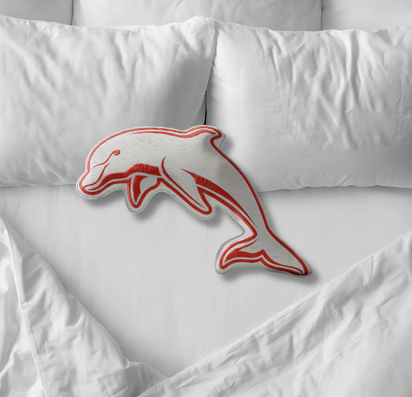 Auspiritmerch Dolphins Custom Shaped Pillow Gift For Fans