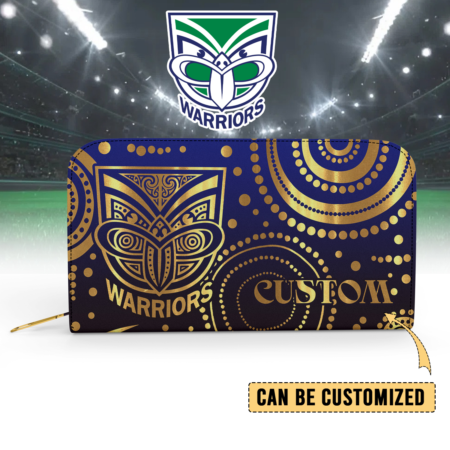 Auspiritmerch New Zealand Warriors Personalized Clutch Purse Gift For Fans