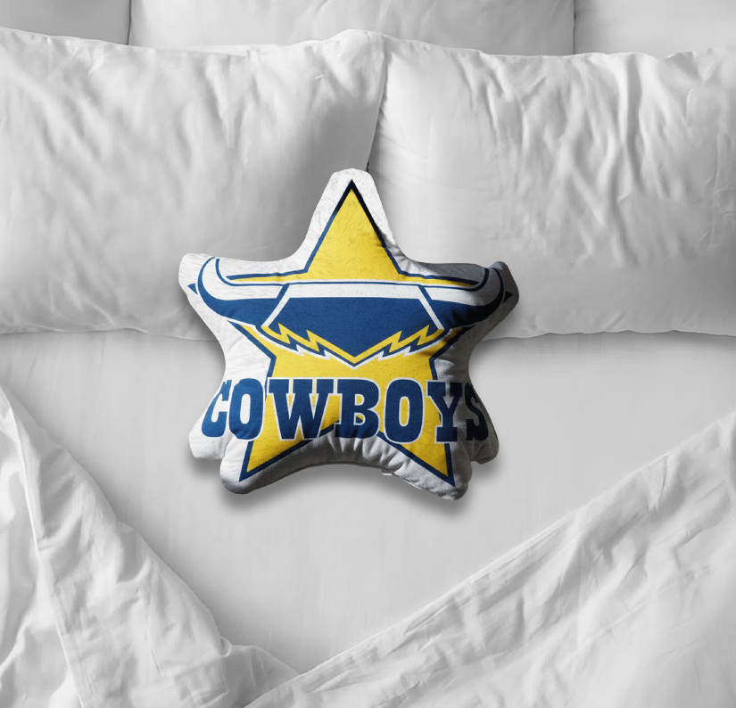 Auspiritmerch North Queensland Cowboys Custom Shaped Pillow Gift For Fans