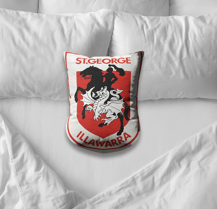 Auspiritmerch St. George Illawarra Dragons Custom Shaped Pillow Gift For Fans