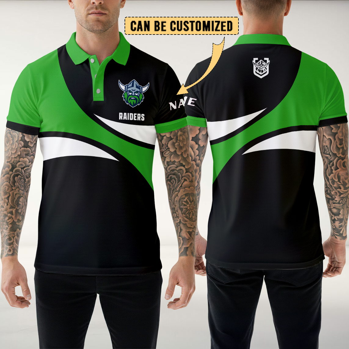Auspiritmerch Canberra Raiders Personalized Polo Shirt Gift For Fans