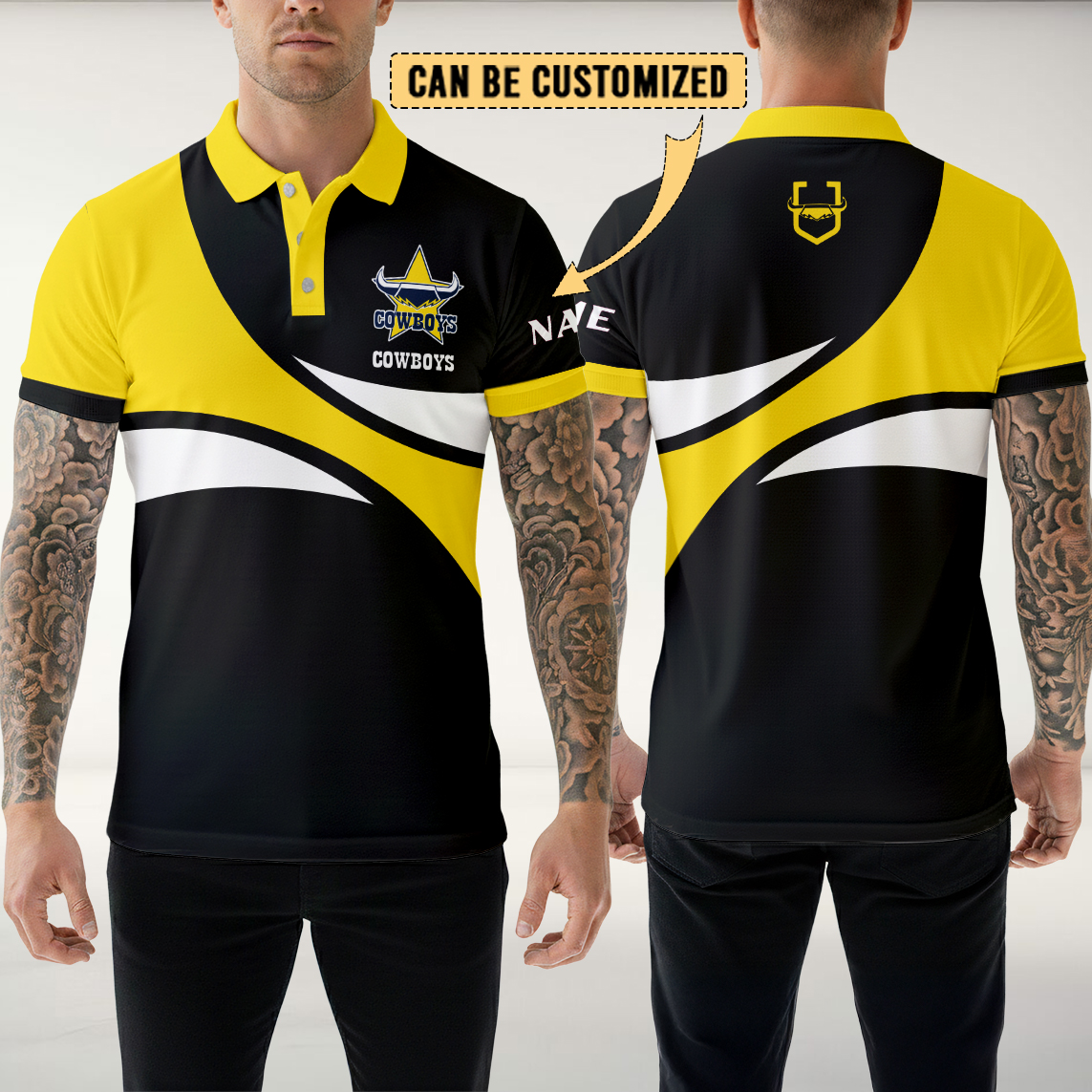 Auspiritmerch North Queensland Cowboys Personalized Polo Shirt Gift For Fans
