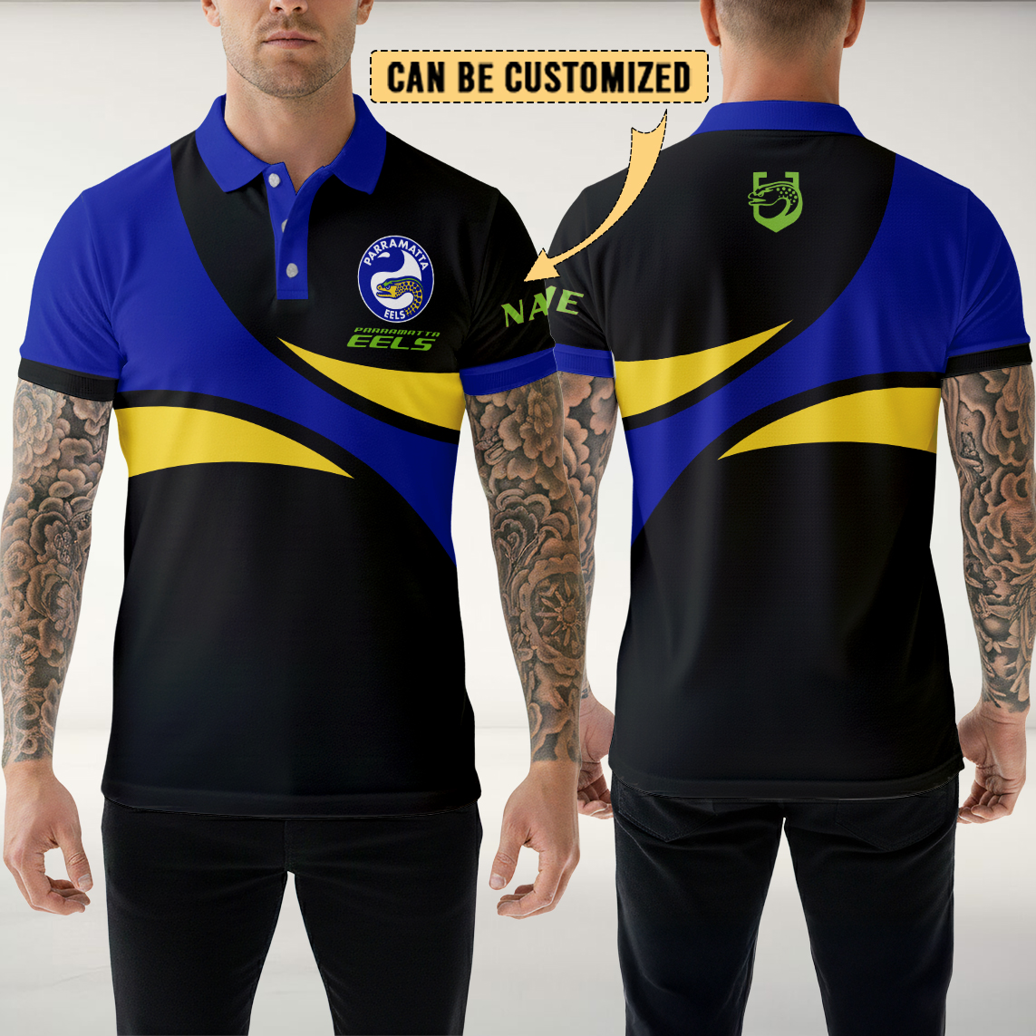 Auspiritmerch Parramatta Eels Personalized Polo Shirt Gift For Fans