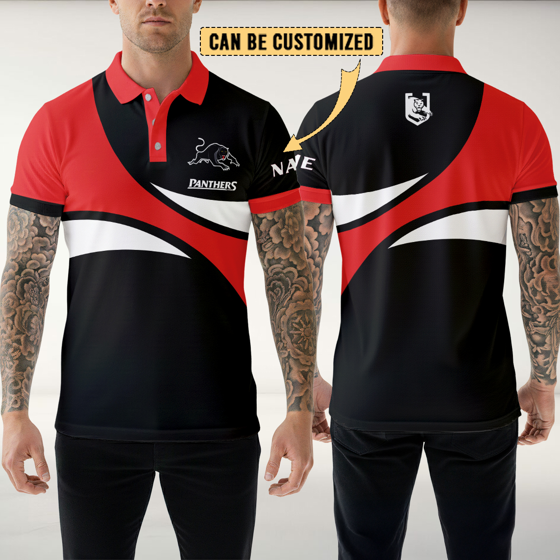 Auspiritmerch Penrith Panthers Personalized Polo Shirt Gift For Fans