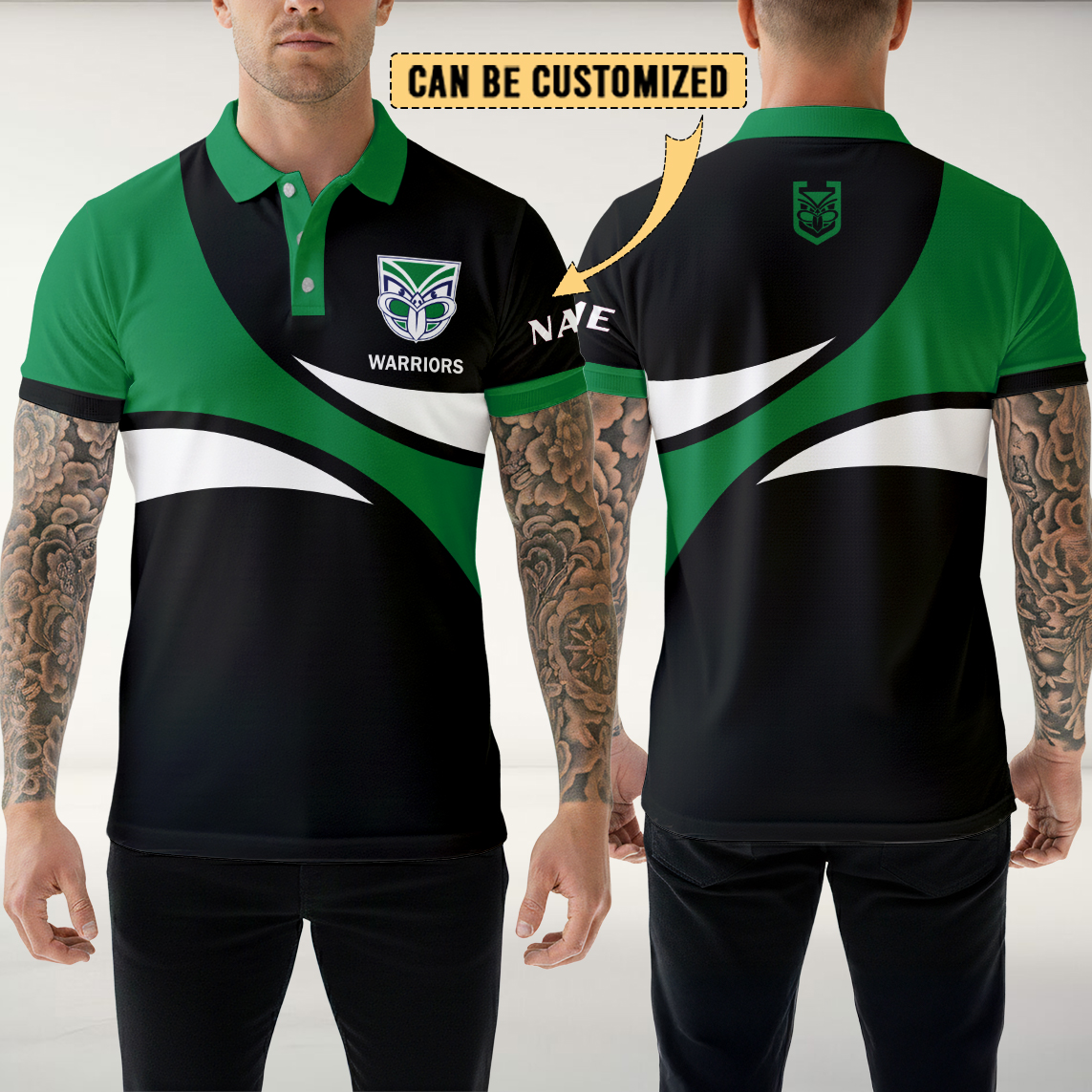 Auspiritmerch New Zealand Warriors Personalized Polo Shirt Gift For Fans