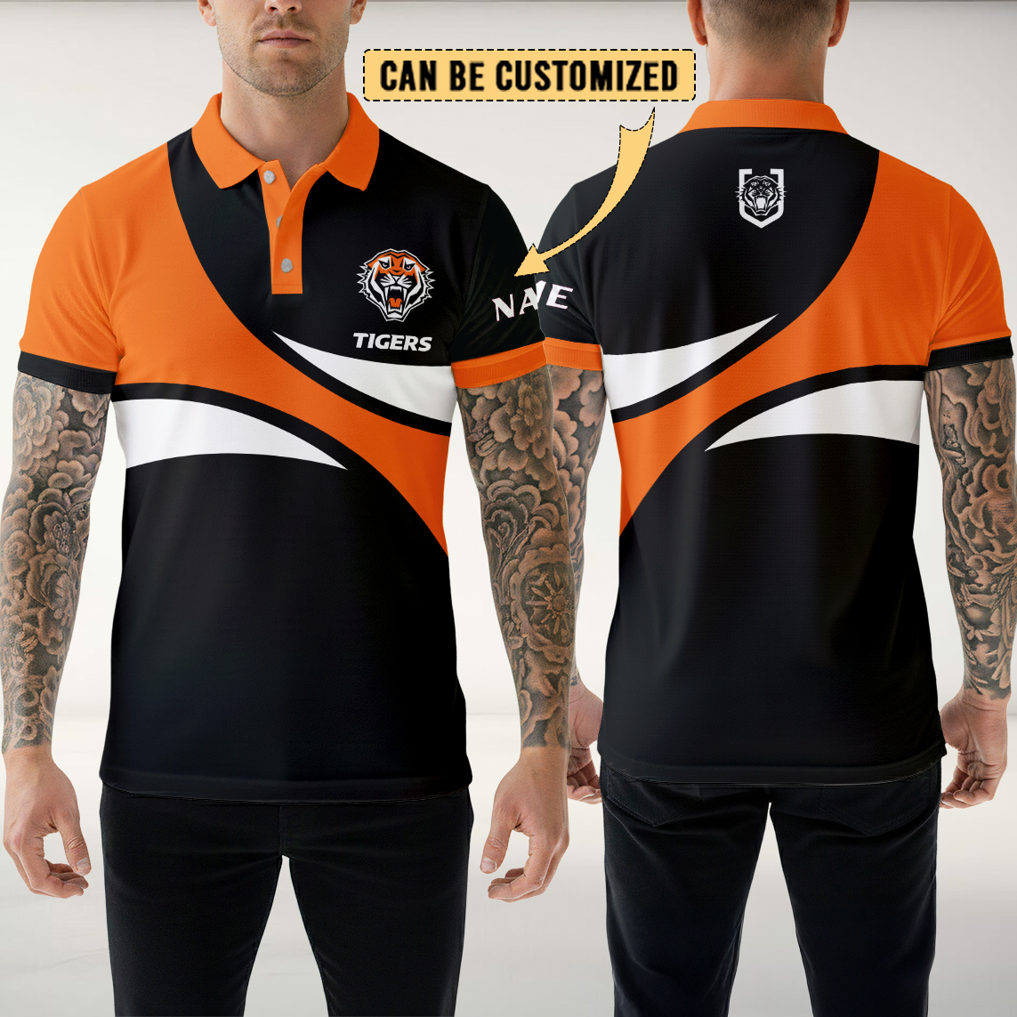 Auspiritmerch Wests Tigers Personalized Polo Shirt Gift For Fans
