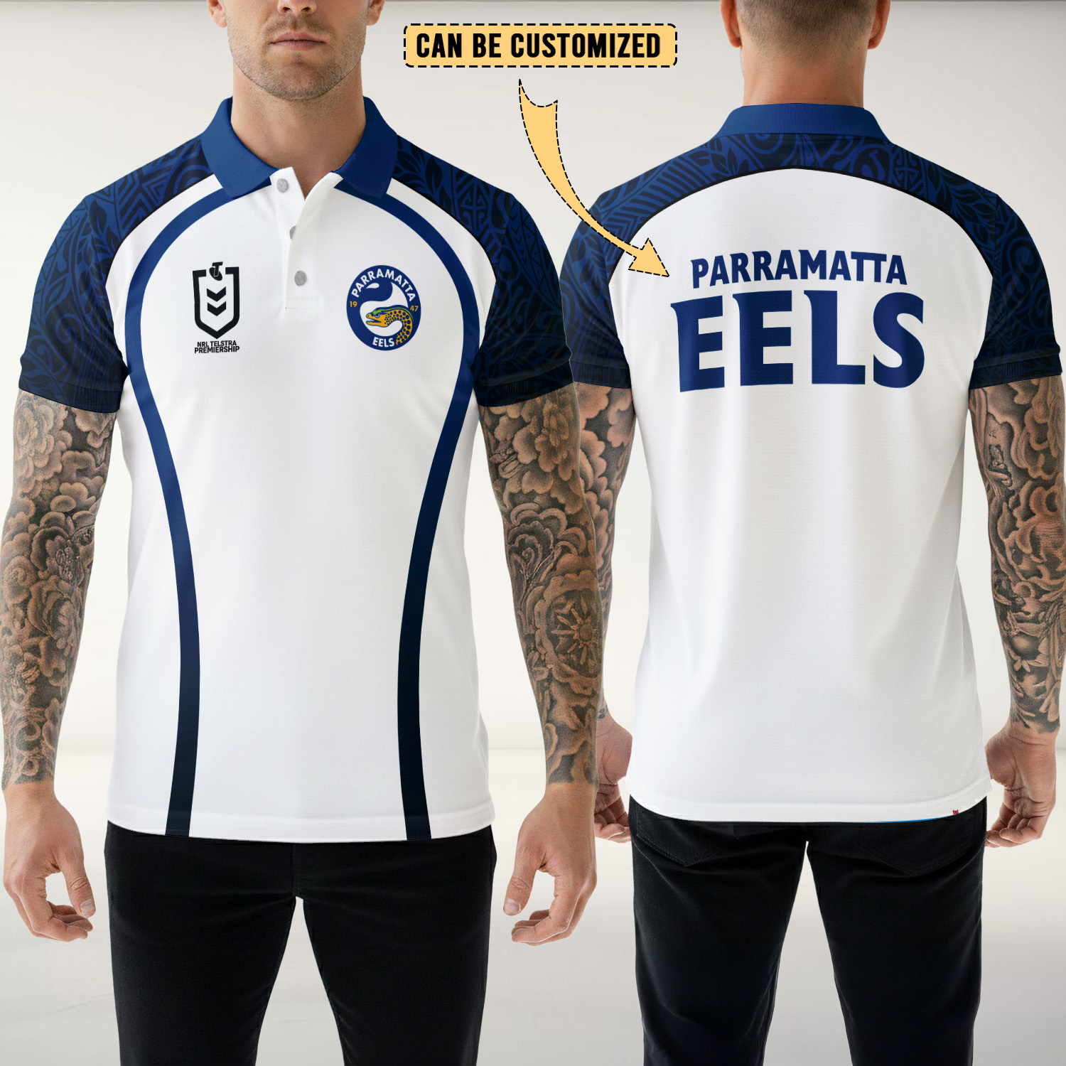 Auspiritmerch Parramatta Eels Personalized Polo Shirt Gift For Fans