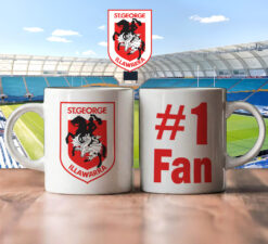 Auspiritmerch St. George Illawarra Dragons Personalized Mug Gift For Fans - Style 2