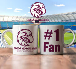 Auspiritmerch Manly Warringah Sea Eagles Personalized Mug Gift For Fans - Style 2