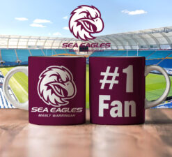 Auspiritmerch Manly Warringah Sea Eagles Personalized Mug Gift For Fans - Style 1