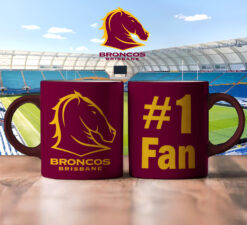 Auspiritmerch Brisbane Broncos Personalized Mug Gift For Fans - Style 1
