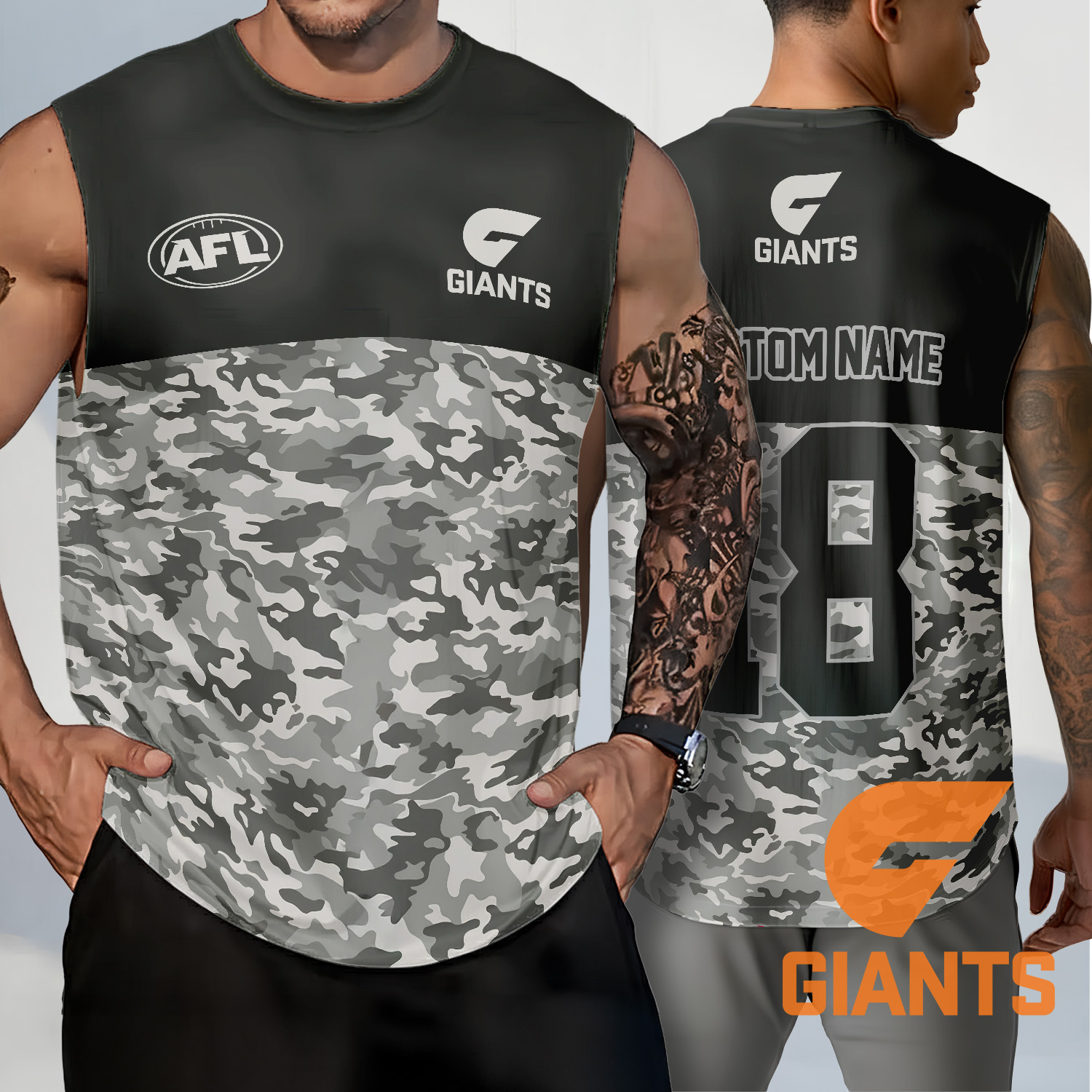 Auspiritmerch GWS Giants Personalized Tank Top Gift For Fans