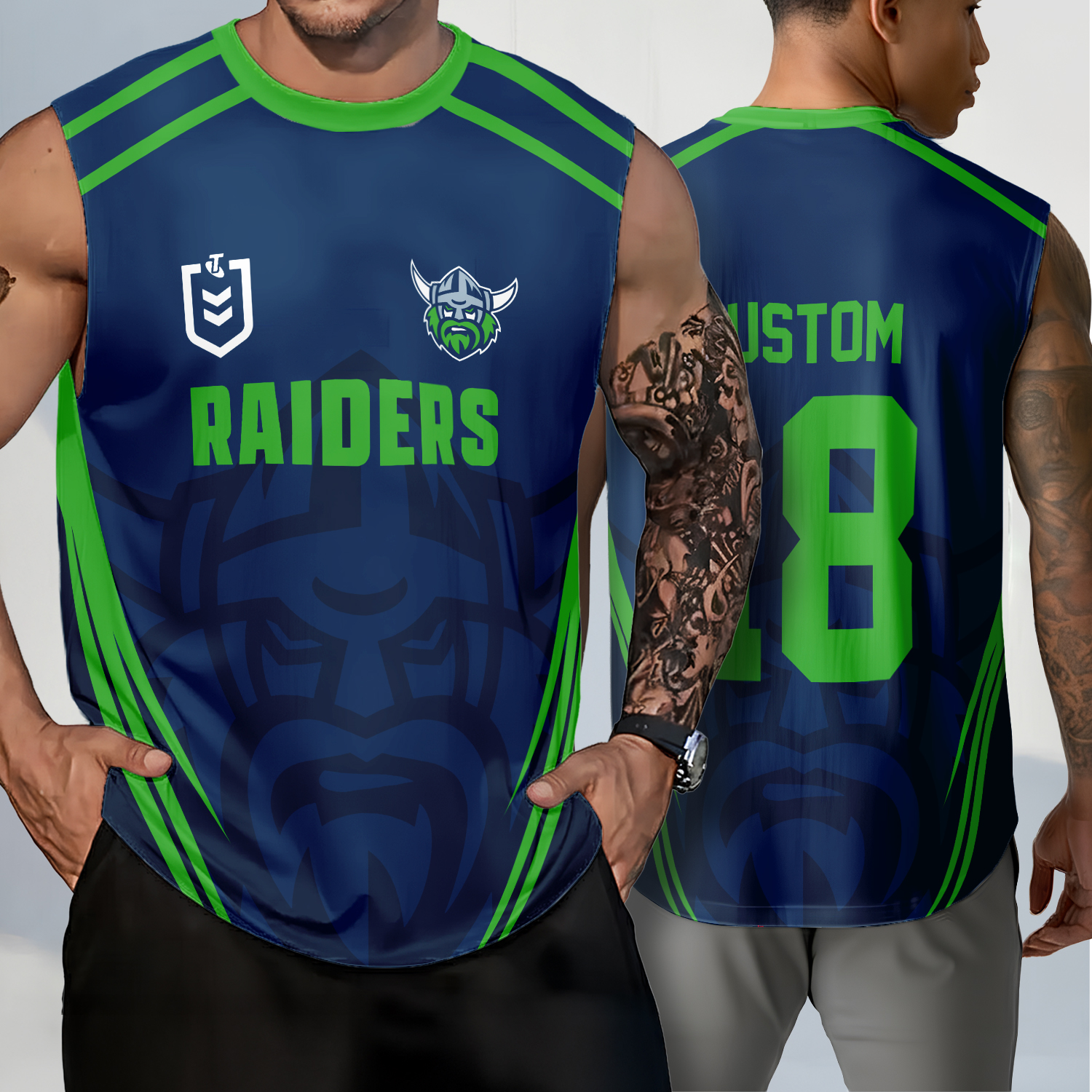 Auspiritmerch Canberra Raiders Personalized Tank Top Gift For Fans