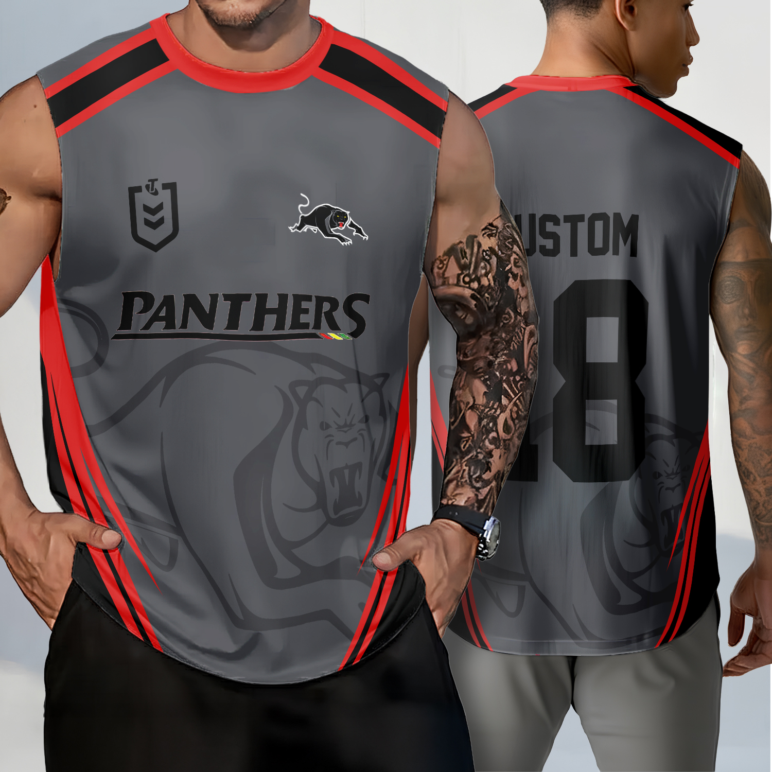 Auspiritmerch Penrith Panthers Personalized Tank Top Gift For Fans