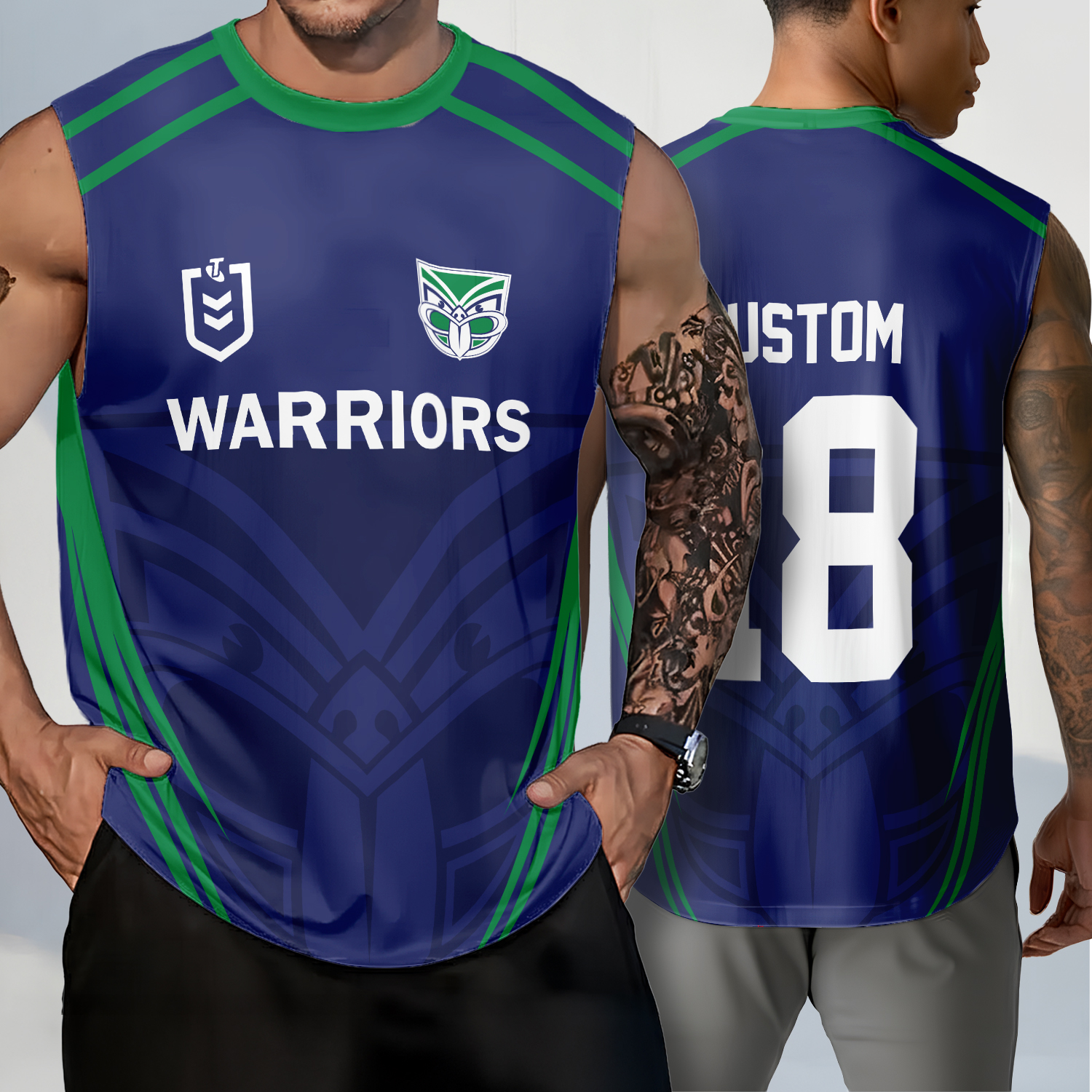 Auspiritmerch New Zealand Warriors Personalized Tank Top Gift For Fans