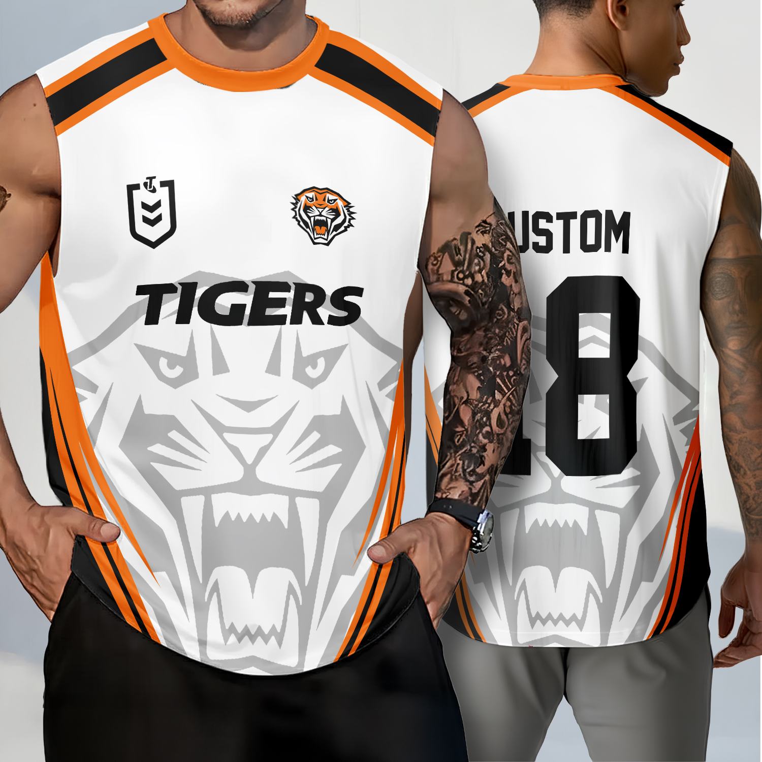 Auspiritmerch Wests Tigers Personalized Tank Top Gift For Fans