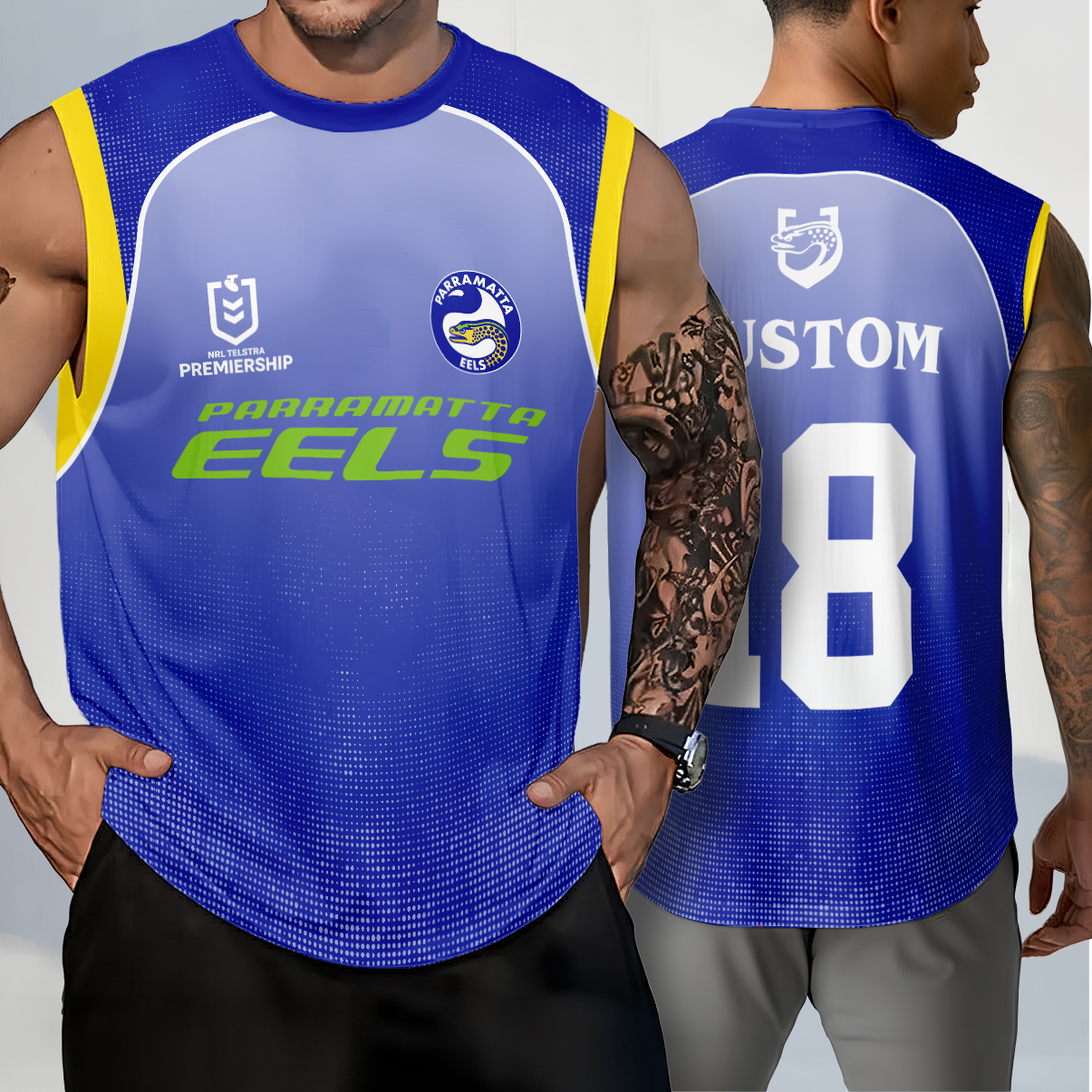 Auspiritmerch Parramatta Eels x Stranger Things Personalized T Shirt Gift For Fansb