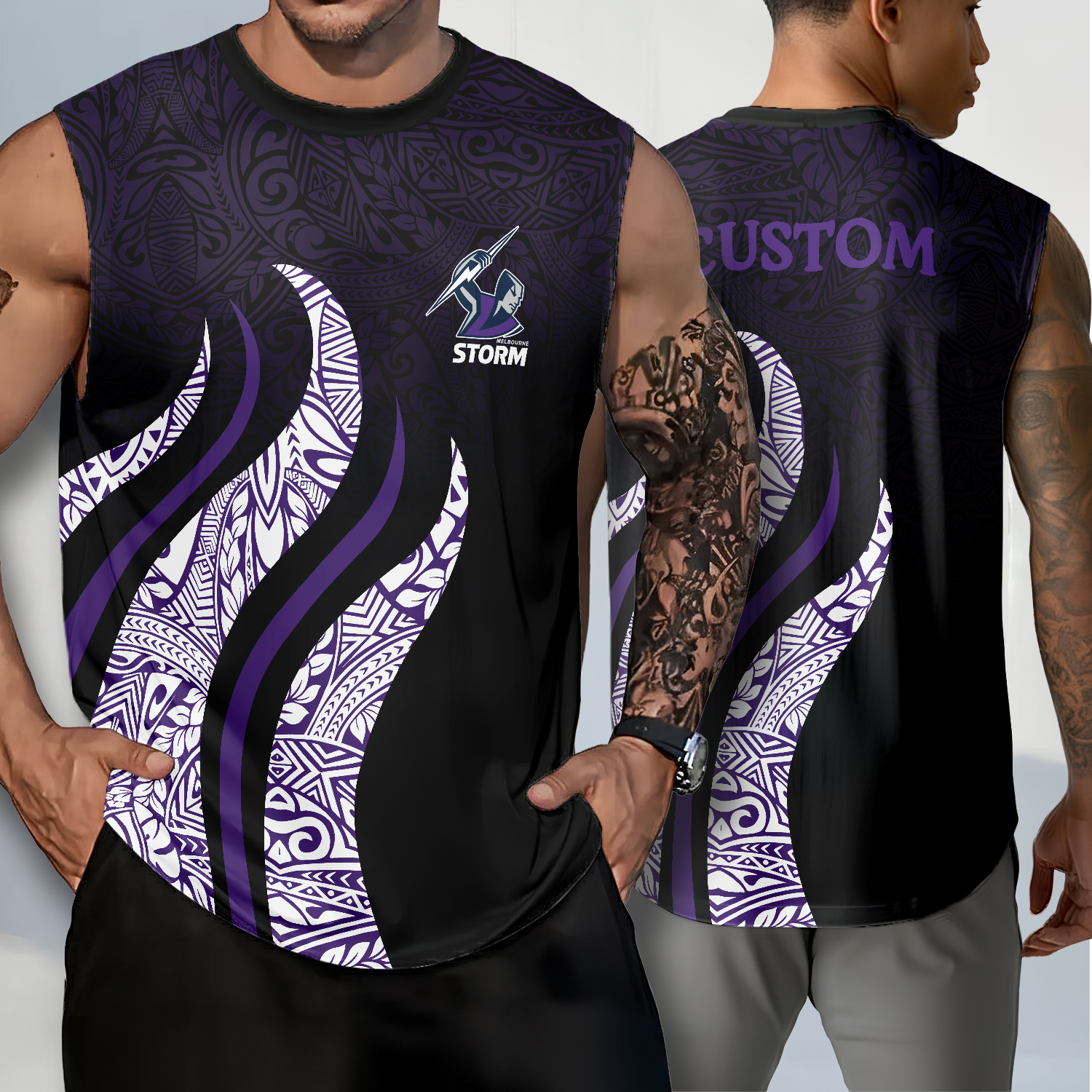 Auspiritmerch Melbourne Storm Personalized Tank Top Gift For Fans