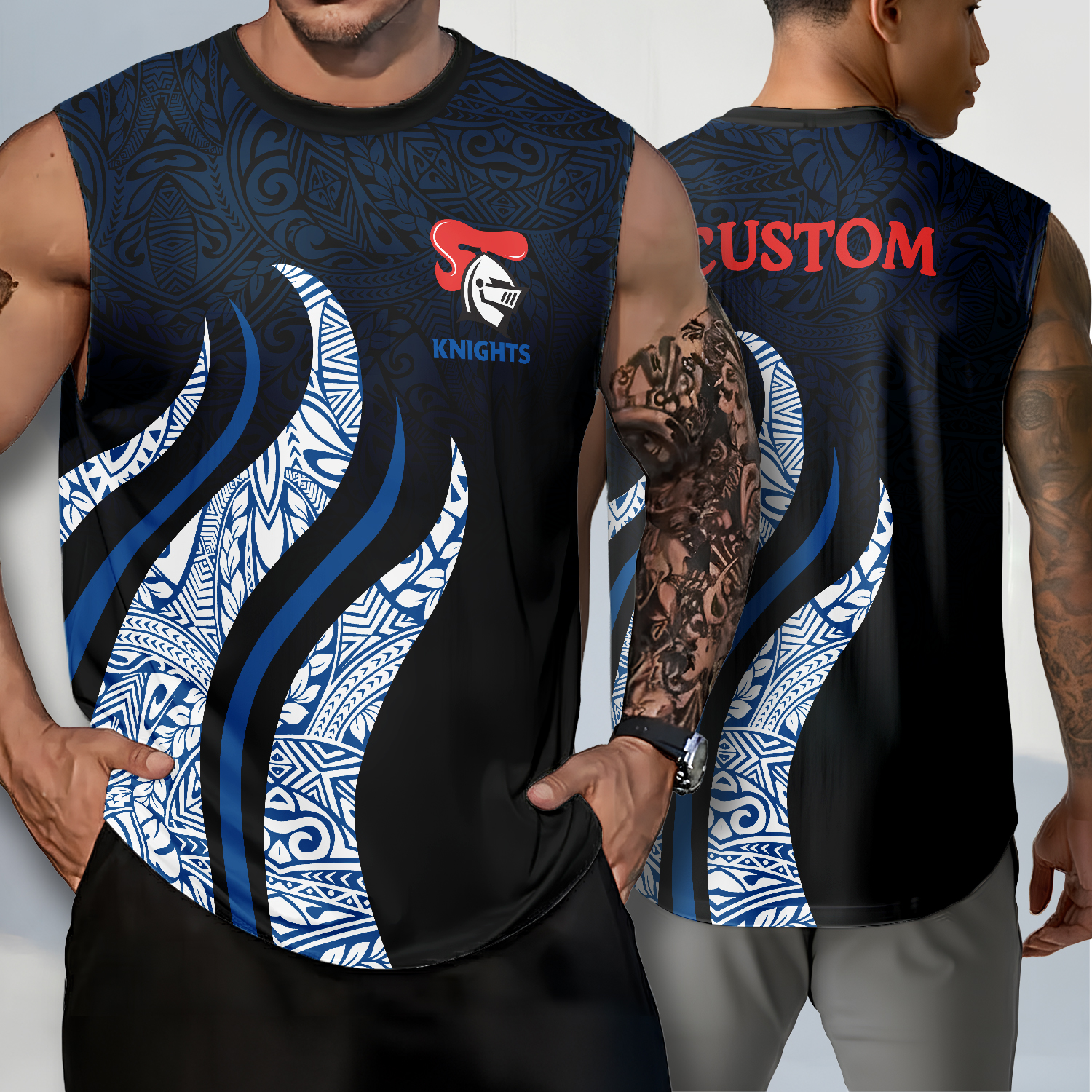 Auspiritmerch Newcastle Knights Personalized Tank Top Gift For Fans