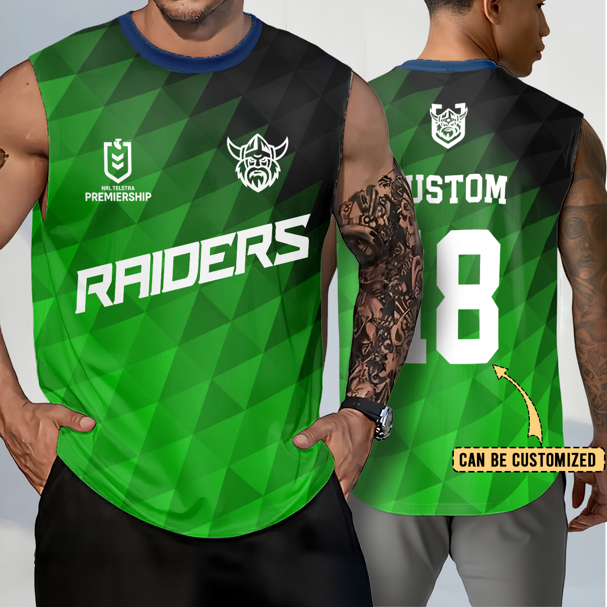 Auspiritmerch Canberra Raiders Personalized Tank Top Gift For Fans