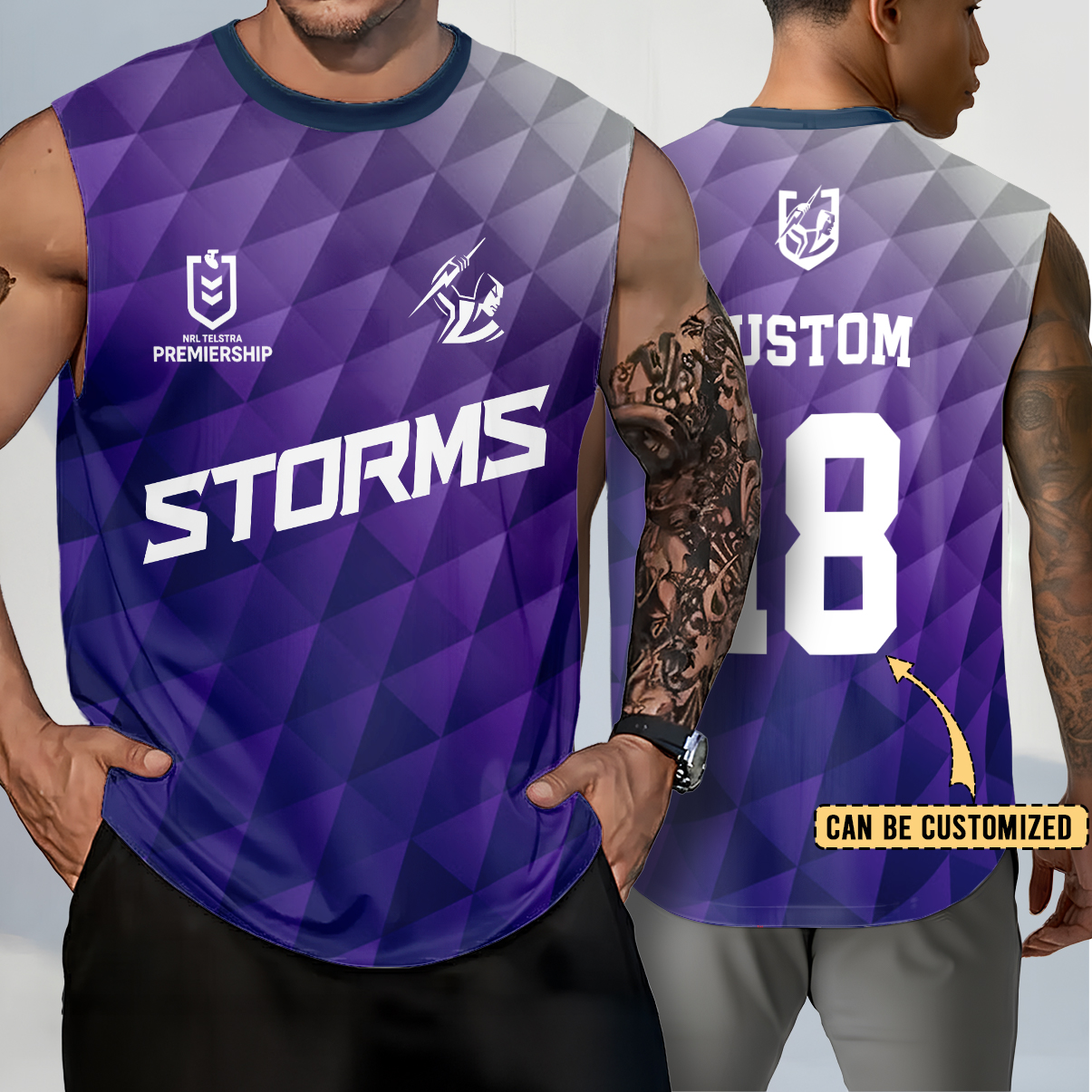 Auspiritmerch Melbourne Storm Personalized Tank Top Gift For Fans