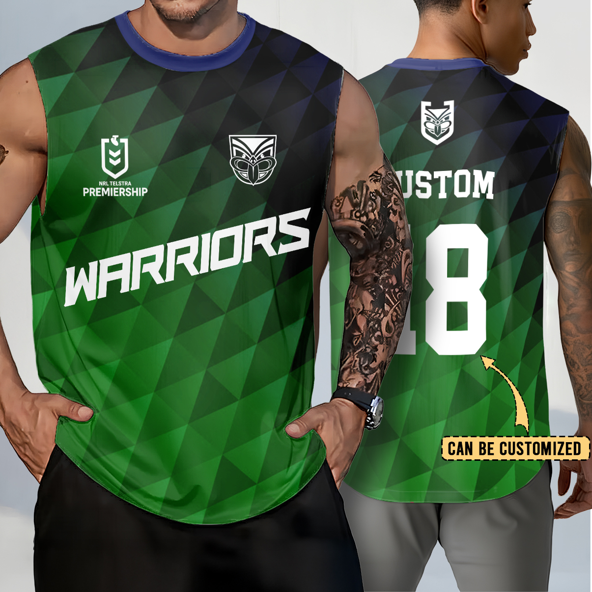 Auspiritmerch New Zealand Warriors Personalized Tank Top Gift For Fans