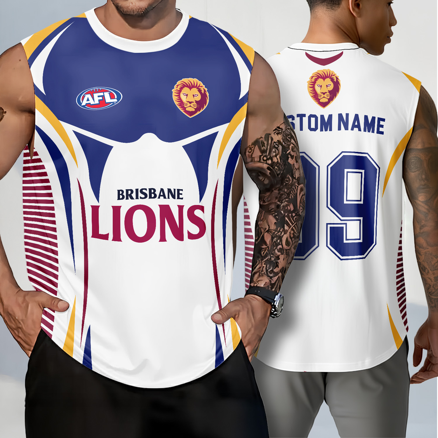 Auspiritmerch Brisbane Lions Personalized Tank Top Gift For Fans