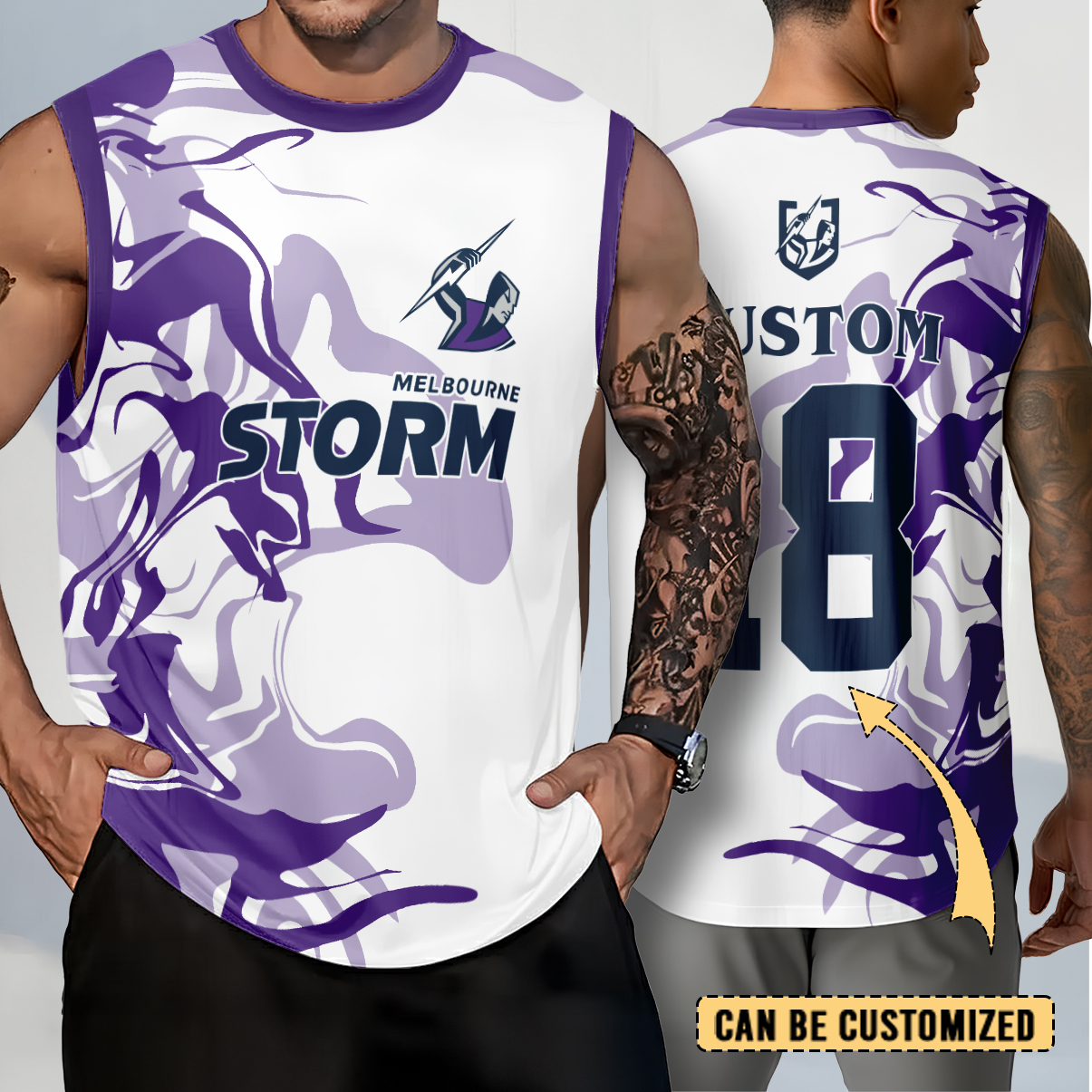 Auspiritmerch Melbourne Storm Personalized Tank Top Gift For Fans