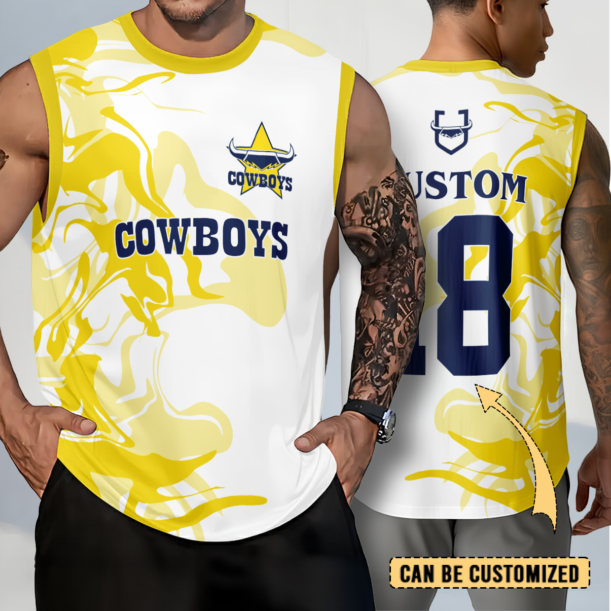 Auspiritmerch North Queensland Cowboys Personalized Tank Top Gift For Fans