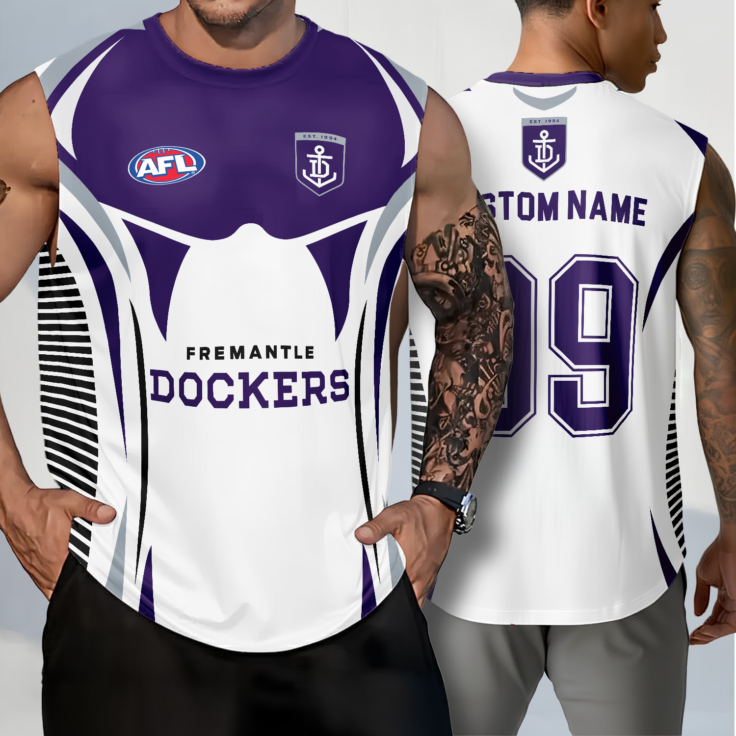 Auspiritmerch Fremantle Dockers Personalized Tank Top Gift For Fans