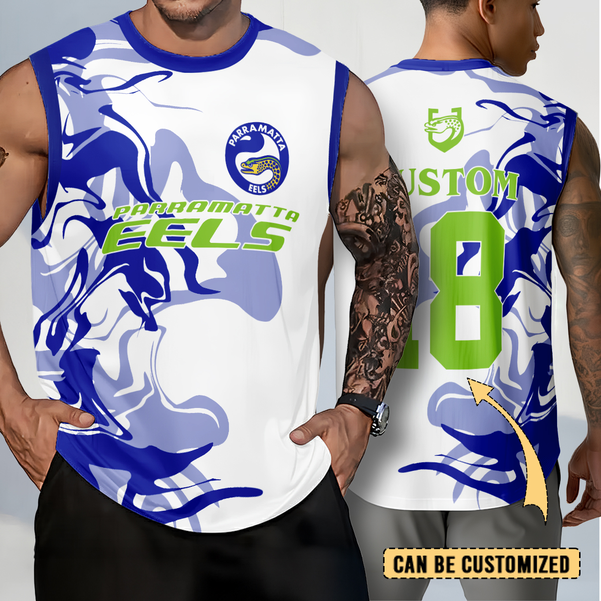 Auspiritmerch Parramatta Eels Personalized Tank Top Gift For Fans
