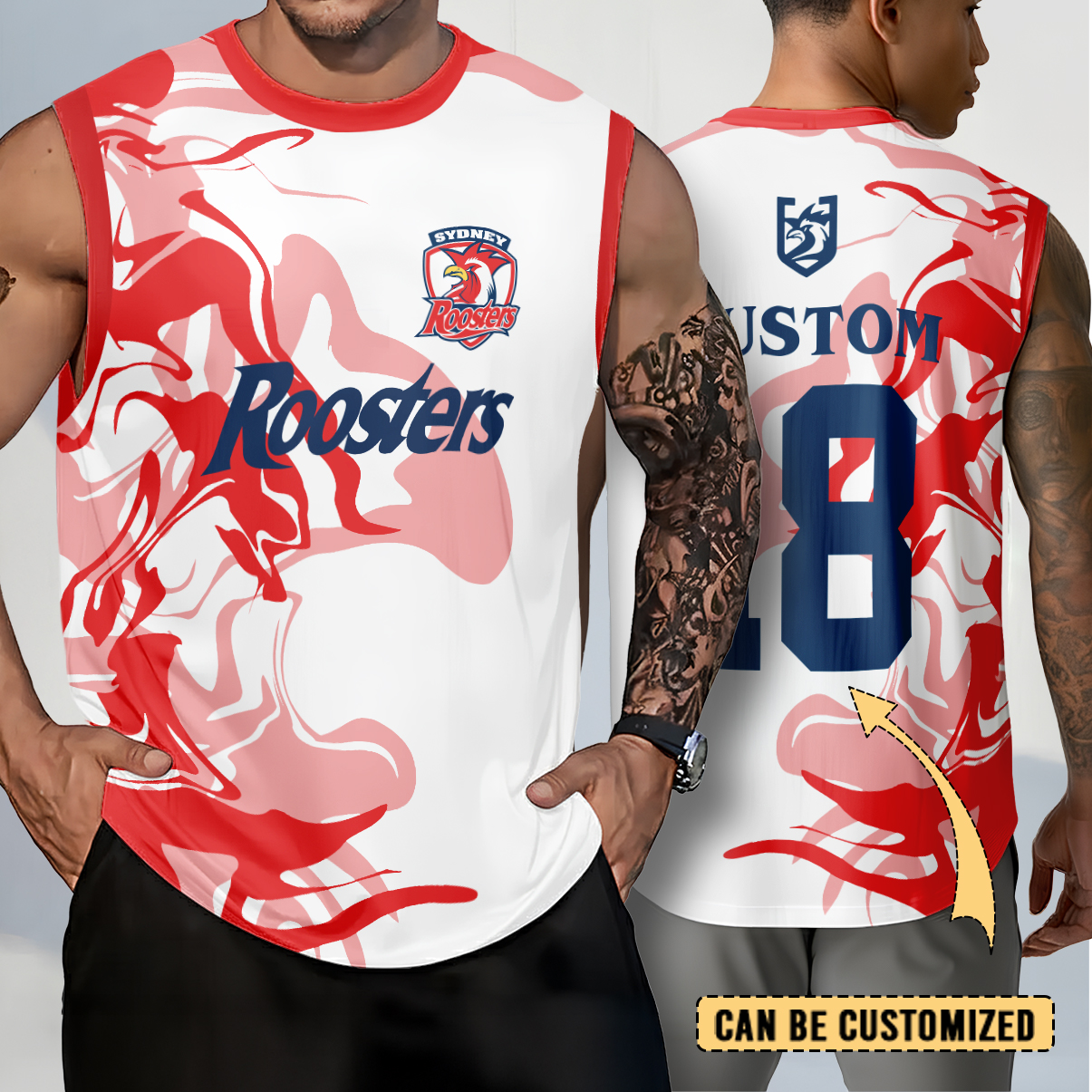 Auspiritmerch Sydney Roosters Personalized Tank Top Gift For Fans