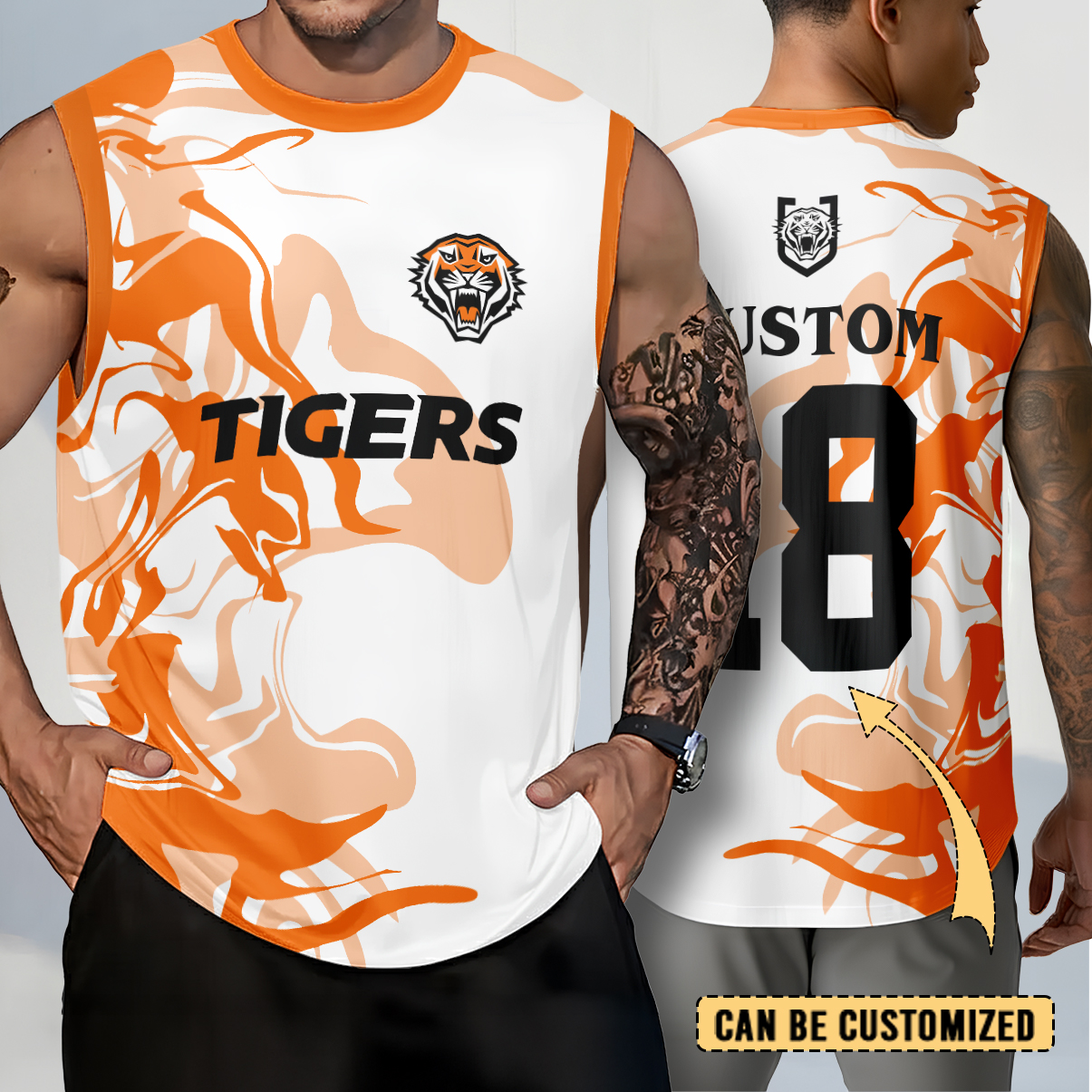 Auspiritmerch Wests Tigers Personalized Tank Top Gift For Fans