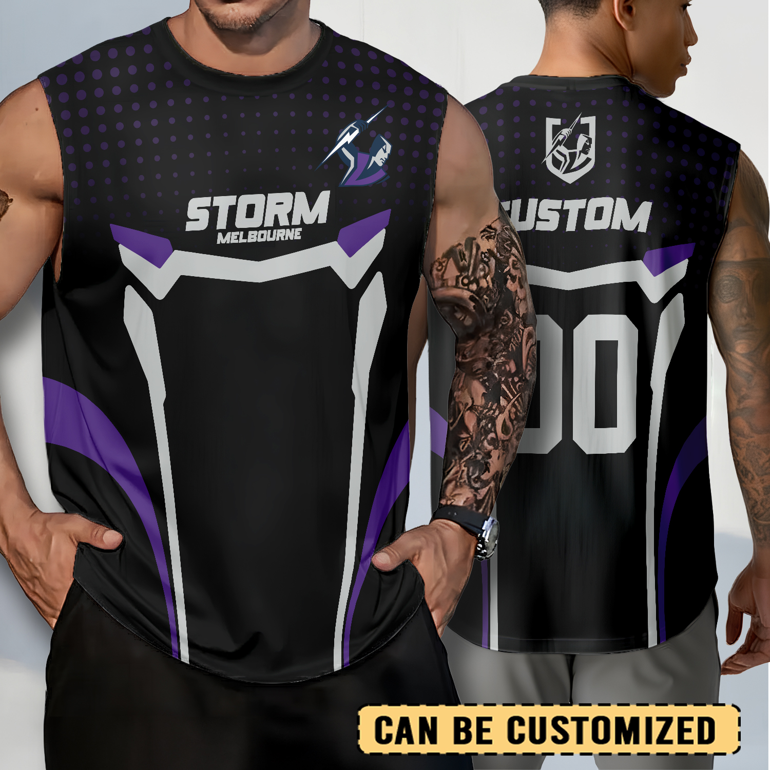 Auspiritmerch Melbourne Storm Personalized Tank Top Gift For Fans