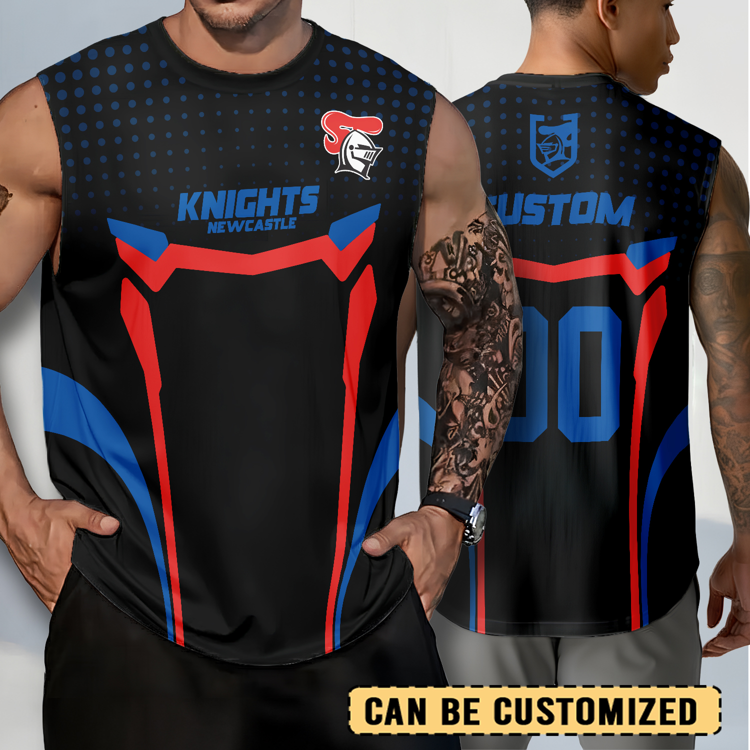 Auspiritmerch Newcastle Knights Personalized Tank Top Gift For Fans