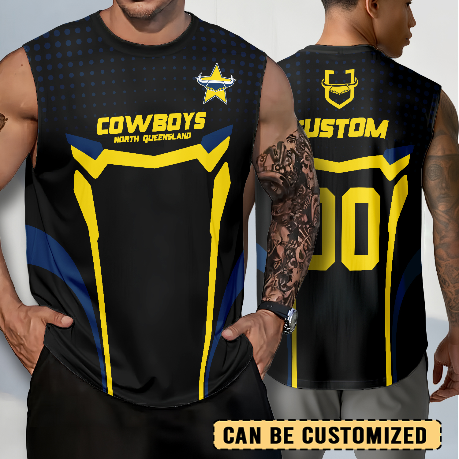 Auspiritmerch North Queensland Cowboys Personalized Tank Top Gift For Fans