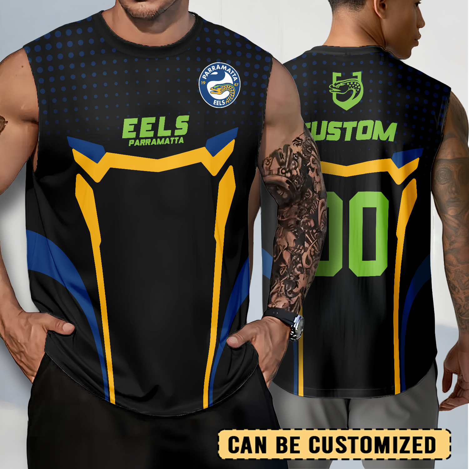 Auspiritmerch Parramatta Eels Personalized Tank Top Gift For Fans