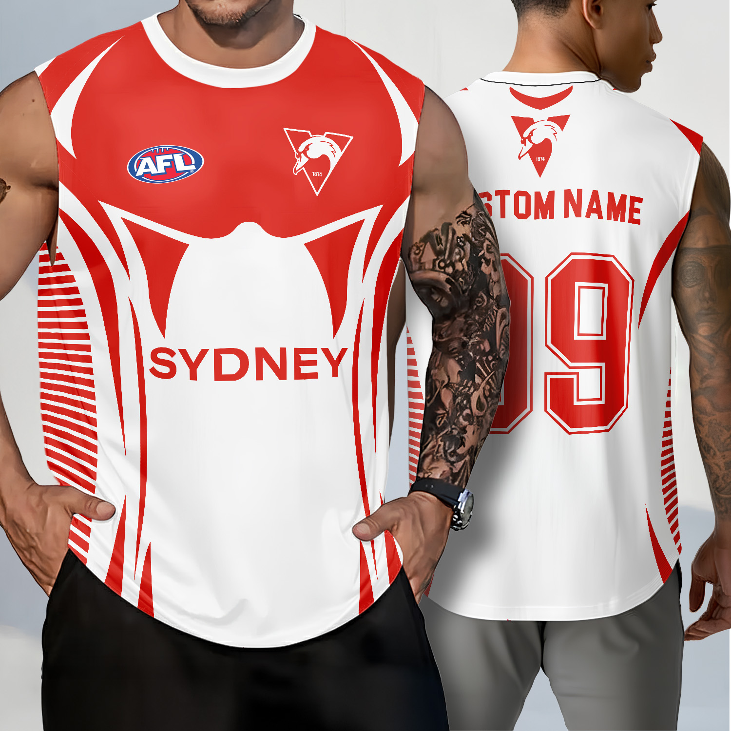 Auspiritmerch Sydney Swans Personalized Tank Top Gift For Fans